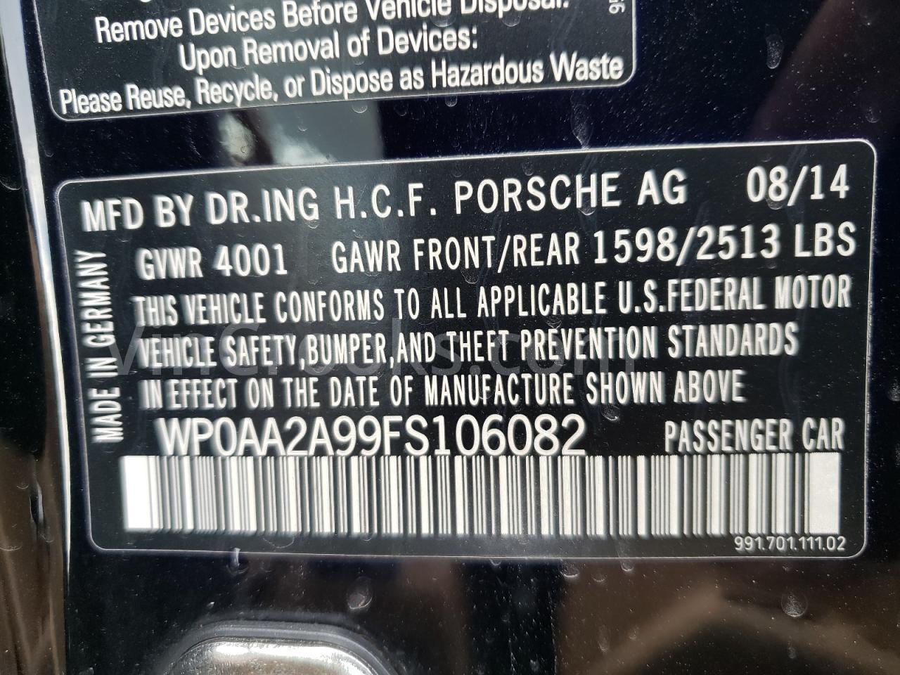 WP0AA2A99FS106082