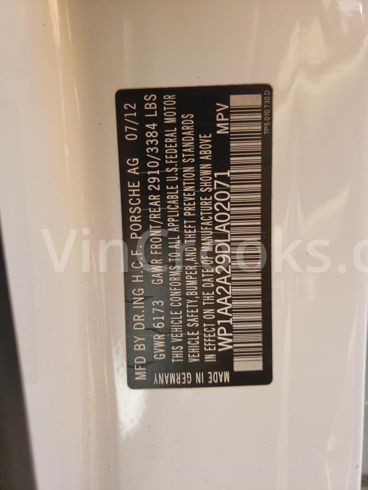 WP1AA2A29DLA02071