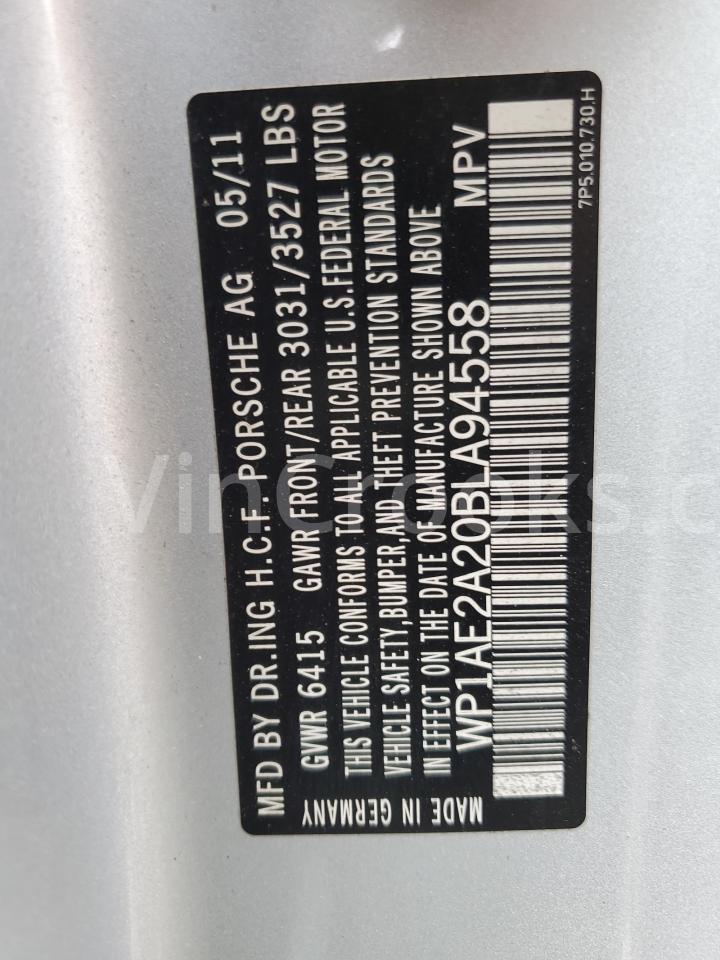 WP1AE2A20BLA94558