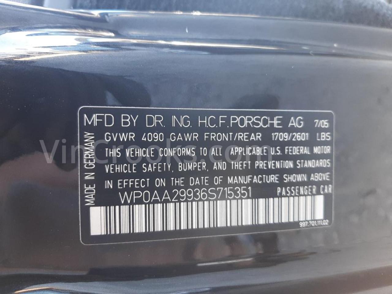 WP0AA29936S715351
